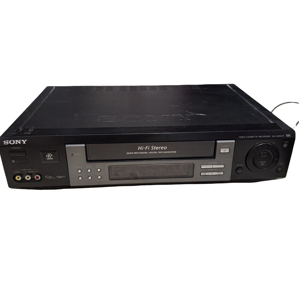 Sony SLV-M20HF Hi-Fi Stereo VHS VCR Player Recorder SmartFile Tested Working